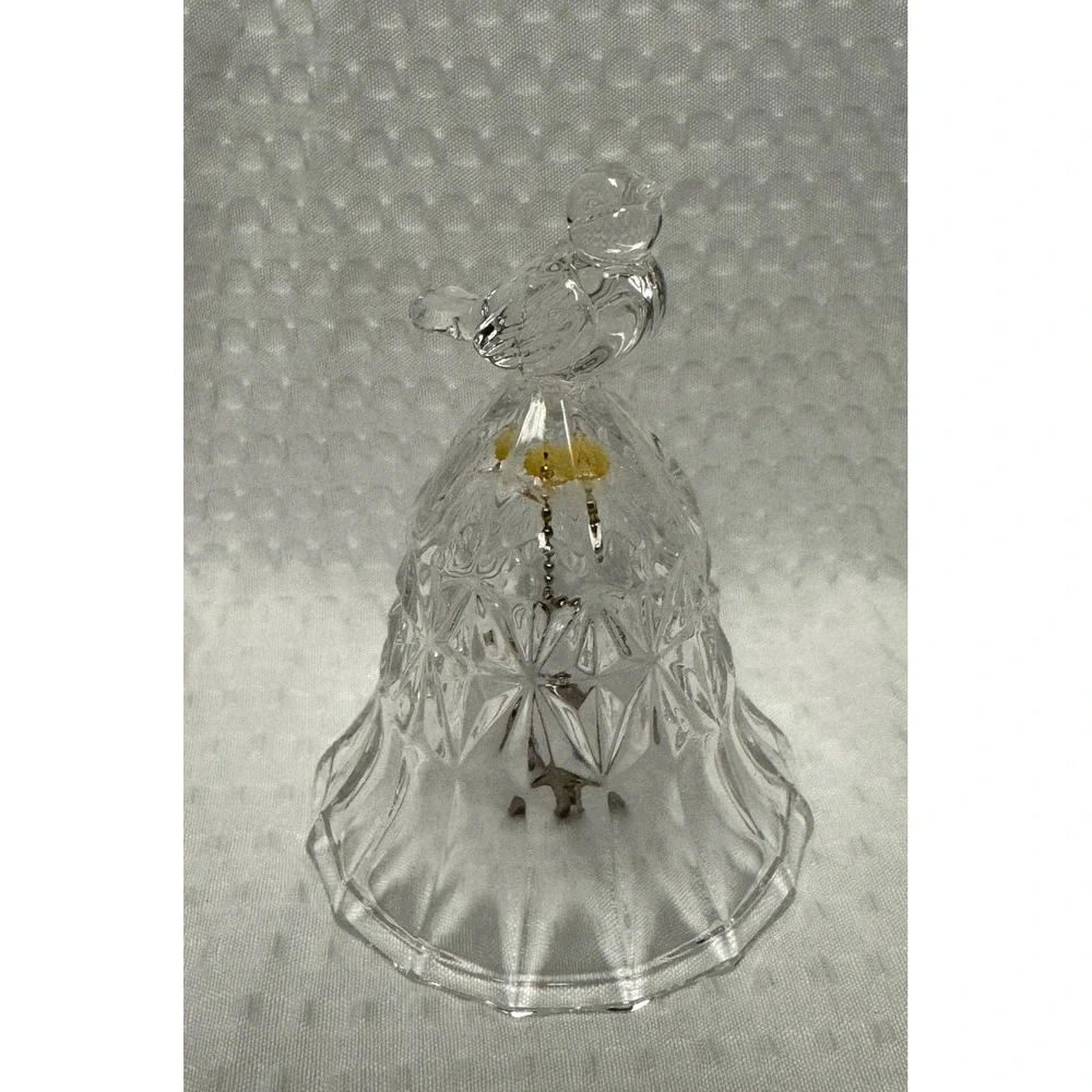 Vintage 1970's Hofbauer Byrdes Collection Lead Crystal Bell Collectible Birds
